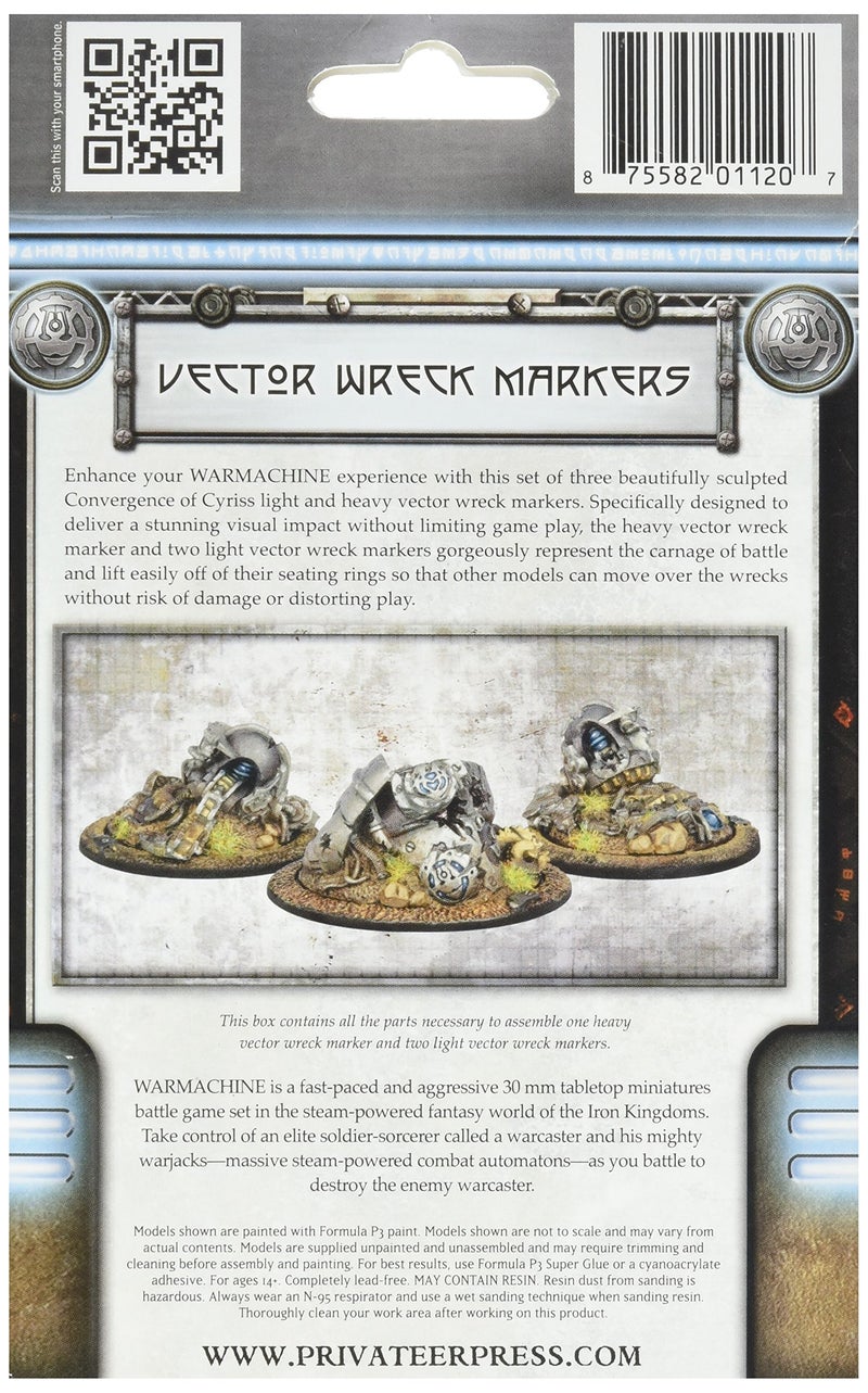 Privateer Press Con Vector Wreck Markers - Image 2